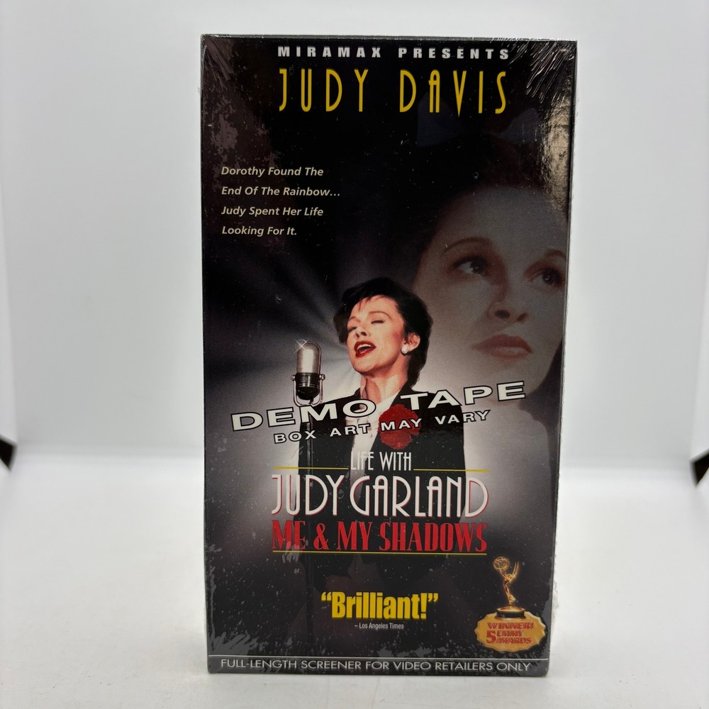 Life With Judy Garland Me & My Shadows VHS Screener Demo Tape Miramax Judy Davis